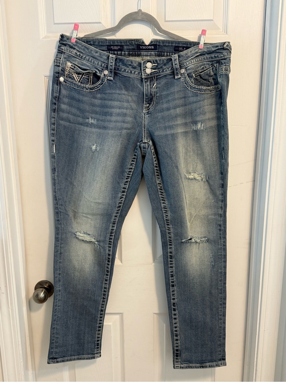 Vigoss Women’s jeans The Chelsea-boyfriend distressed